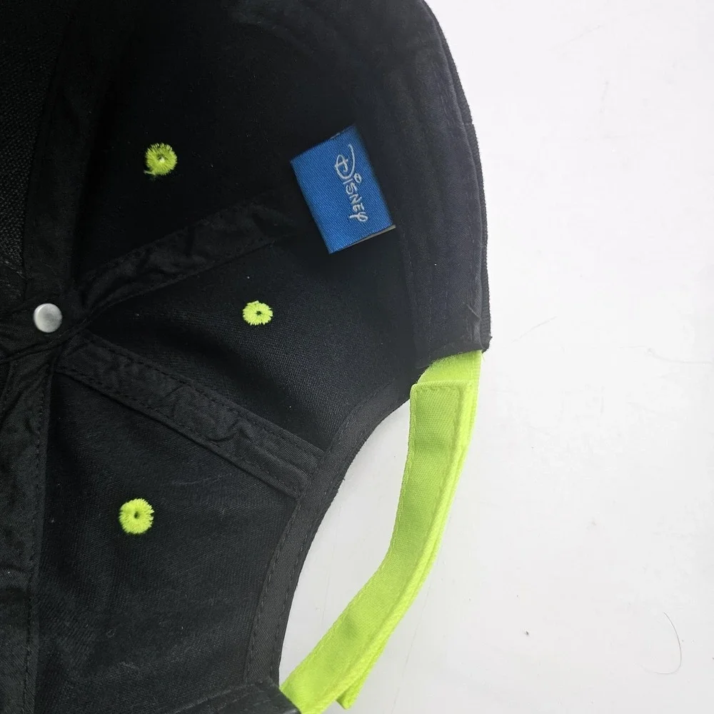 Disney Mickey Mouse Hat Cap Strap Back Boys Adjustable Black Camo Neon Green
